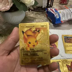 Pokemon TCG TAG Cosplay Gold Foil Full Art 12-Card Lot Pikachu V VMAX Morpeko - Image 5
