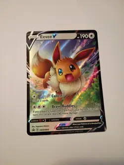 Eevee V SWSH065 SWSH: Sword & Shield Promo Cards Holo - Image 1
