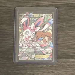 Sylveon EX Full Art Ultra Rare RC32-32 Generations 170 HP Pokemon Card - Image 3