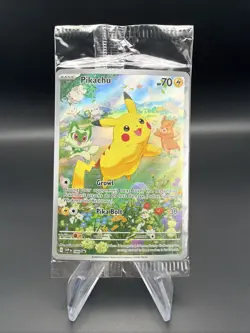 Pikachu SVP 088 S&V Black Star Promo (4 Cards) - Pokemon TCG Sealed - Image 1
