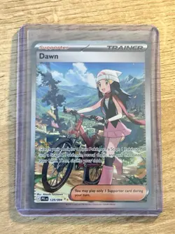 Phantasmal Flames Dawn SIR 129/094 Pokemon Card English - Image 1
