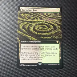 Turbulent Fen Extended Art - SOC 0103 NM - MTG Magic - Image 1