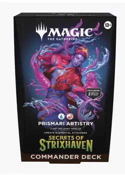 MAGIC THE GATHERING SECRETS OF STRIXHAVEN PRISMARI ARTISTRY COMMANDER DECK - Image 1