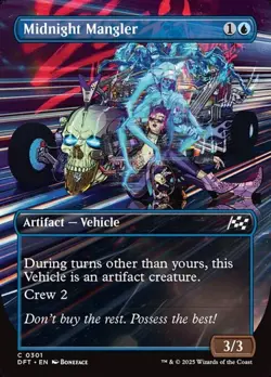 2x Midnight Mangler - Foil Extended Art DFT NM MTG - Image 1