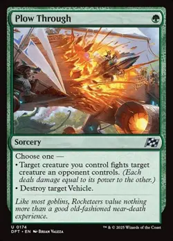 2x Plow Through DFT NM MTG - Image 1