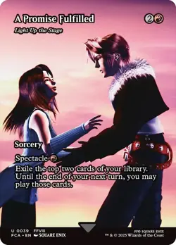 A Promise Fulfilled - Light Up the Stage (Showcase) [FINAL FANTASY] MTG - Image 1
