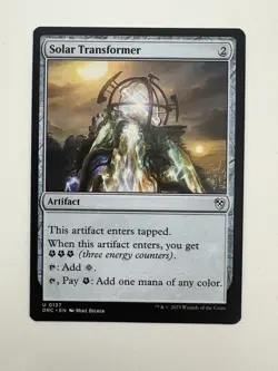 Solar Transformer MTG Magic the Gathering Card NM Near Mint DRC - Image 1