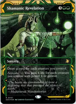 Shamanic Revelation 57 Secrets of Strixhaven: Mystical Archive Foil NM - Image 1