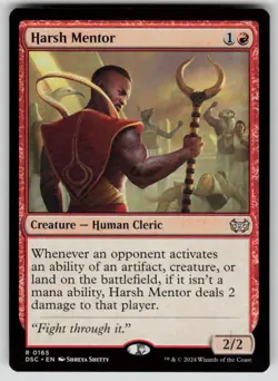 Harsh Mentor R Commander: Duskmourn: House of Horror 165 NM - Image 1