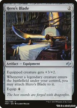 MTG Hero's Blade 160 Fate Reforged NM Magic - Image 1