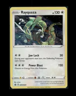 Rayquaza SWSH029 Holo Promo Sword & Shield Promo Pokemon LP - Image 1