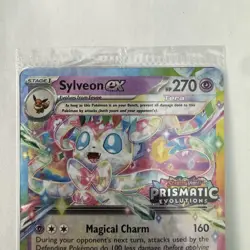 Pokemon Sylveon ex 041/131 Prismatic Evolutions Stamp Promo Holo Eng 270 HP - Image 3