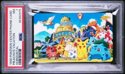 Pokemon Center Phone Card Rare Vintage Pikachu's Vacation Japan 1998 PSA 7 POP 1 - Image 1
