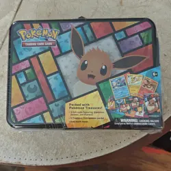 POKEMON TCG Tin 2021 Eevee Vaporeon Jolteon Flareon - Image 1