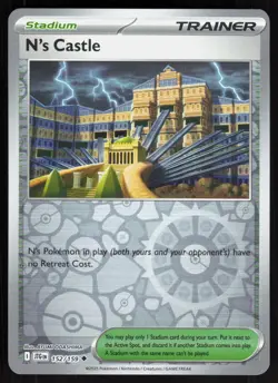 N'S CASTLE ( JTG 152/159 ) REVERSE HOLO - Pokemon - 2025 ODASHIMA LP - Image 1
