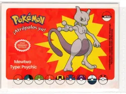 WHOS THAT POKEMON 2025- MEWTWO * CRACKED ICE HOLO - Image 1
