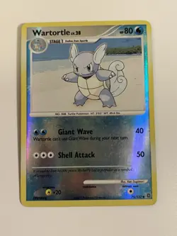 Pokemon TCG Wartortle 75/132 Secret Wonders Reverse Holo Rare NM/LP 2007 - Image 1
