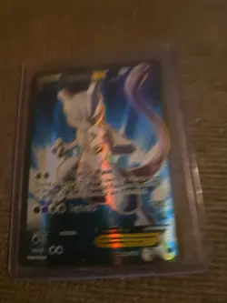2015 POKEMON XY BREAKTHROUGH #157 FULL ART/MEWTWO EX - Image 1
