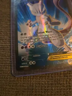 2015 POKEMON XY BREAKTHROUGH #157 FULL ART/MEWTWO EX - Image 5