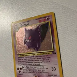 Pokemon Gengar Fossil Holo Rare 5/62 80 HP Wizards of the Coast - Image 2
