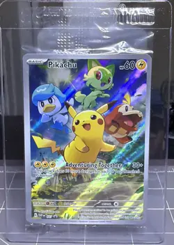 Pokemon TCG Pikachu SVP 27 Black Star Promo SEALED - NM Eng - Image 1