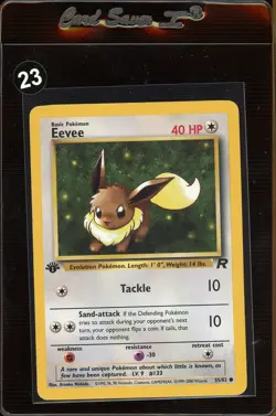 Pokemon TCG Eevee Team Rocket 55/82 Regular 1st Edition Common - Image 1