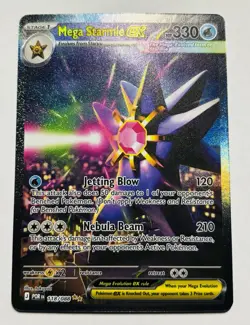 Pokemon TCG Perfect Order Mega Starmie Special Illustration Rare SIR 118/088 - Image 1
