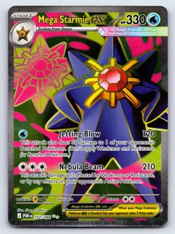 Mega Starmie ex 102/088 Ultra Rare Perfect Order Pokemon Near Mint - Image 1