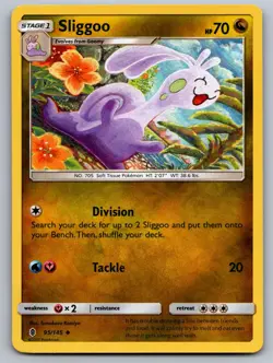 Sliggoo 95/145 Uncommon Guardians Rising Pokemon Reverse Holo Lightly Played - Image 1