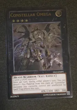 Yu-Gi-Oh! TCG Constellar Omega LTGY-EN091 Ultimate Rare NM - Image 1