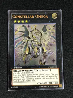 YUGIOH CONSTELLAR OMEGA LTGY-EN091 1ST ULTIMATE - Image 1
