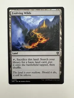 Evolving Wilds MTG Magic the Gathering Card NM Near Mint DRC - Image 1