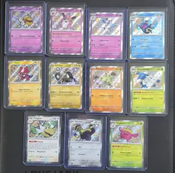 Pokemon Paldean Fates Card Lot of 11 Shiny Rare Baby Shiny Vault, NM Condition - Image 1
