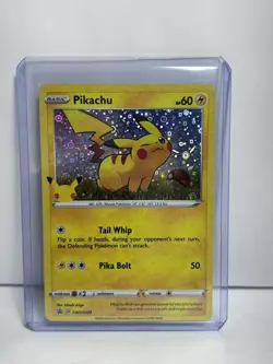 Pokemon TCG Pikachu SWSH039 Holo Card General Mills Promo 25th Anniversary - Image 1