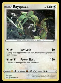 TAIL SWIRL 🌀 Rayquaza - Pokemon SWSH: Sword & Shield Promo Cards SWSH029 NM - Image 1