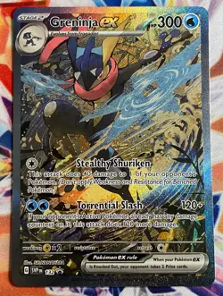 Greninja ex 132 Scarlet & Violet Promo Card Holo - [NM] - SHIPPED WITH TRACKING - Image 1