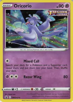 Oricorio Holo Promo SWSH: Sword & Shield Promo Cards SWSH210 NM - Image 1