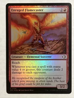 Enraged Flamecaster Lorwyn Eclipsed Foil - Image 1