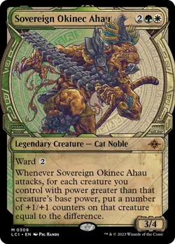 Sovereign Okinec Ahau (Showcase) [The Lost Caverns of Ixalan] Foil Near Mint - Image 1