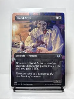 Blood Artist (Non-foil) [Borderless] Double Masters 2022 352 Uncommon MTG - Image 1