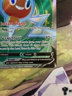 Rotom V (Full Art) 176/196 Pokemon SWSH11: Lost Origin Holo Ultra Rare NM - Image 3