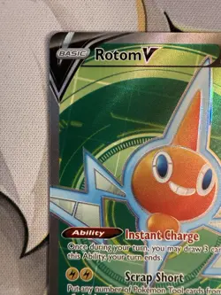 Rotom V (Full Art) 176/196 Pokemon SWSH11: Lost Origin Holo Ultra Rare NM - Image 4
