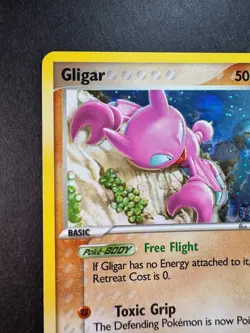 2005 Pokemon Gligar EX Unseen Forces 57/115 Reverse Holo Stamped - Image 2