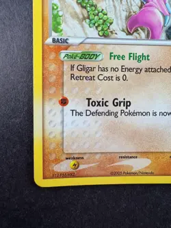 2005 Pokemon Gligar EX Unseen Forces 57/115 Reverse Holo Stamped - Image 4
