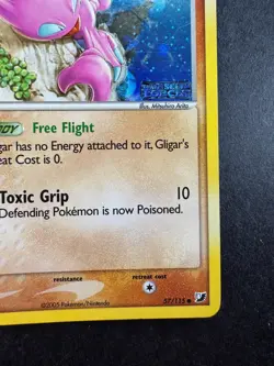 2005 Pokemon Gligar EX Unseen Forces 57/115 Reverse Holo Stamped - Image 5