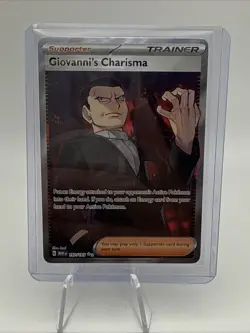 Pokemon TCG Giovanni's Charisma 197/165 Scarlet & Violet 151 English - Image 1