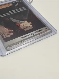 Pokemon TCG Giovanni's Charisma 197/165 Scarlet & Violet 151 English - Image 3