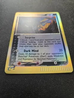 Pokemon EX Sandstorm Murkrow Reverse Holo 47/100 PLAYED - Image 2