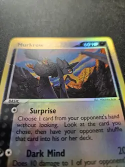 Pokemon EX Sandstorm Murkrow Reverse Holo 47/100 PLAYED - Image 3