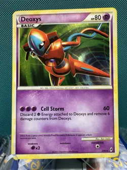 2011 Pokemon: Call of Legends - Deoxys 2/95 Holo NM - Image 1